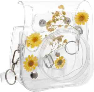 11/9/8 Weatherproof Case Small Camera Protective Bag Pvc Floral Pattern Shoulder Bag