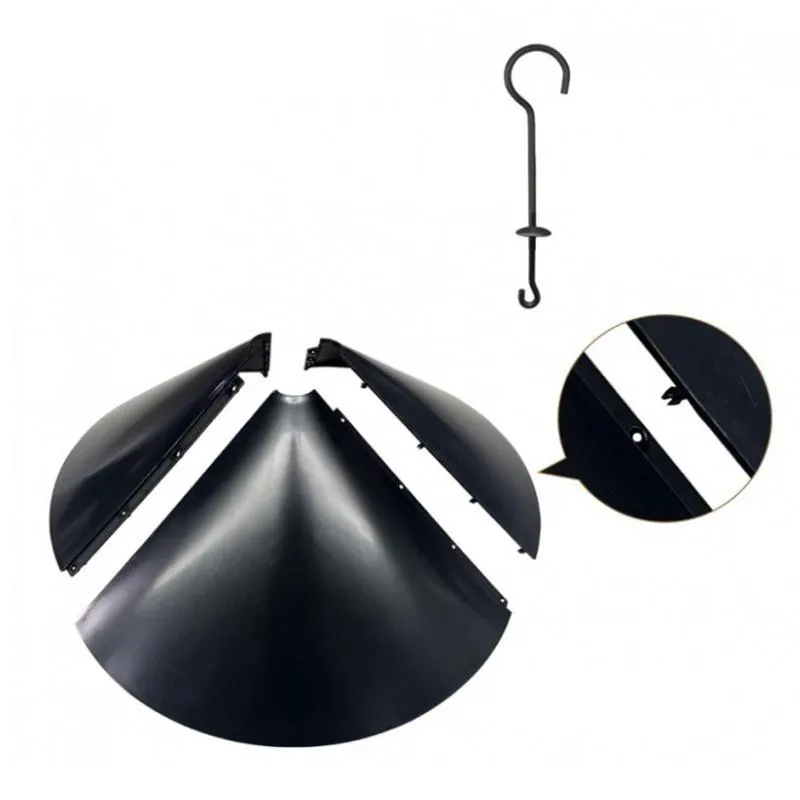12 Inch Spliced Squirrel Baffle Fence Bird Feeder Protective Cover