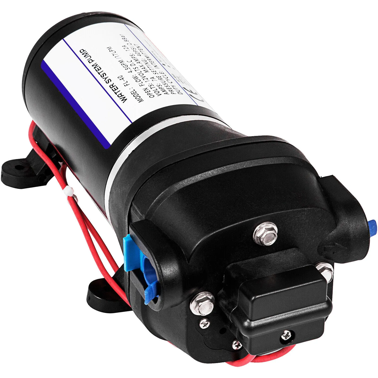 12V Water Pump FL-30 | High Pressure 17/10LPM | For Caravan, Boat, Camp Washdown