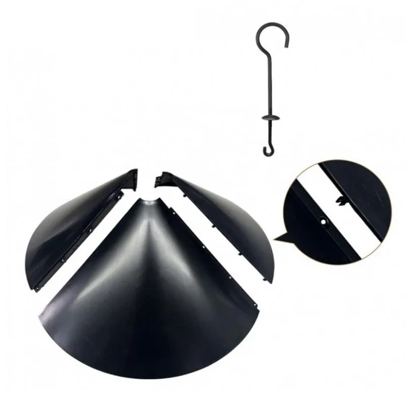 14 Inch With Hook Spliced Squirrel Baffle Fence Bird Feeder Protective Cover
