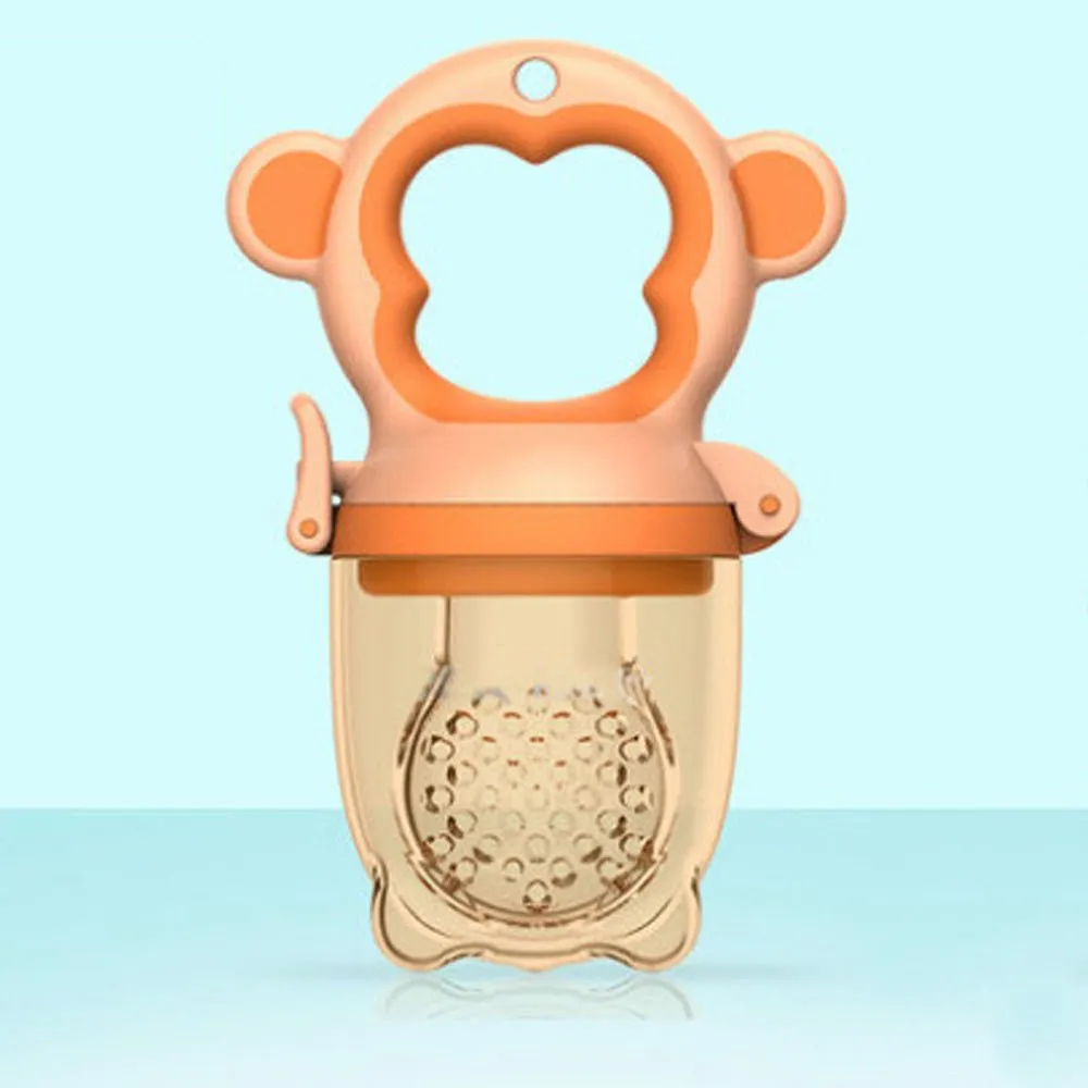 2 X Newborn Baby Food Nipple Feeder | Blue | Safety Silicone