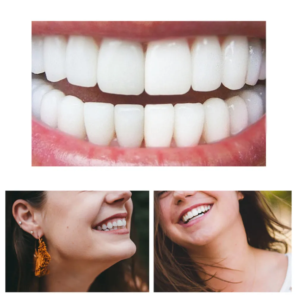 24 Pack White Teeth Whitening Strips Dental Whitener White Strips Clean Bleaching