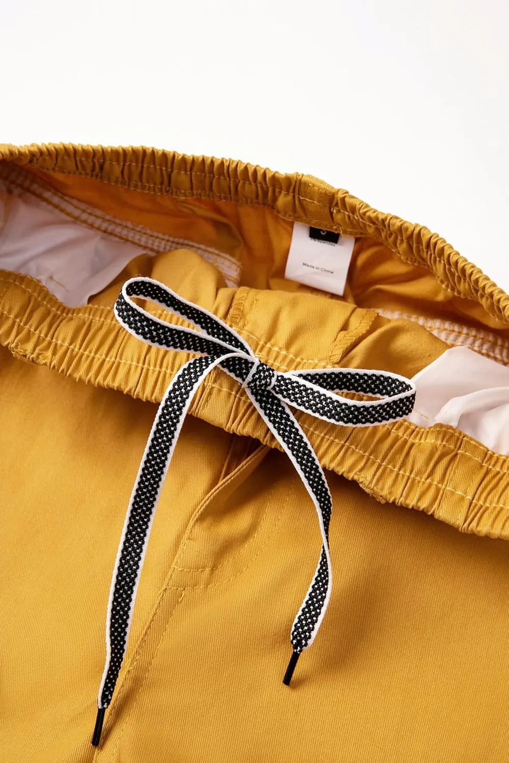 AIFARLD Mens Cargo Pants Elastic Waist Pants Sport Jogger Long Trousers for Hiking Fishing Running Workout