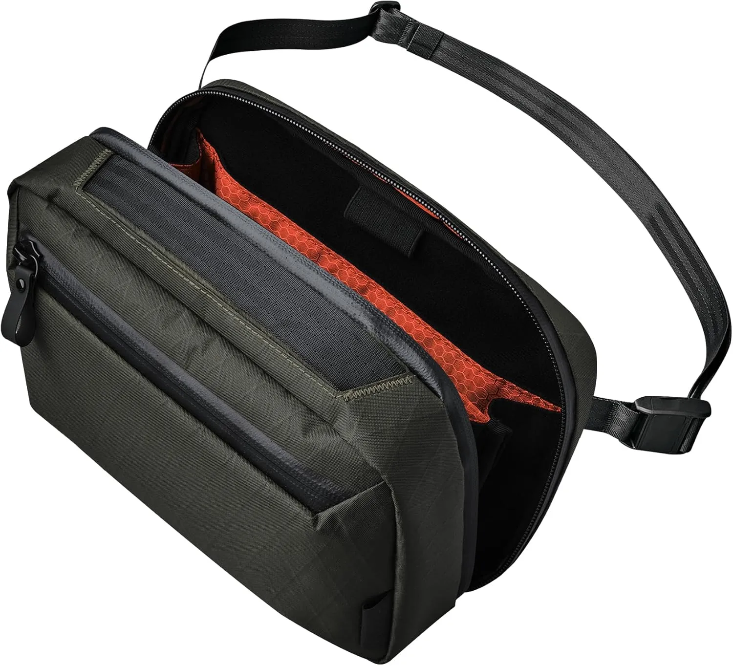 ALPAKA Elements Tech Case Max X-Pac VX21 - Keeps You Clutter-Free - Transforms into Sling Bag with Adjustable Strap, Weatherproof Fabric fits iPad Mini 6 and Foldable Headphones