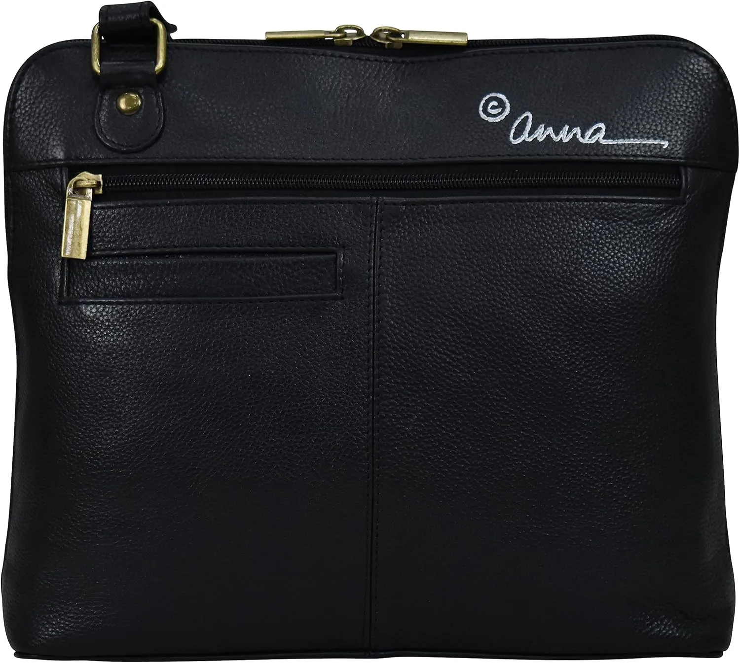Anna by Anuschka Handpainted Leather Women's Zip Around Organizer Cross Body