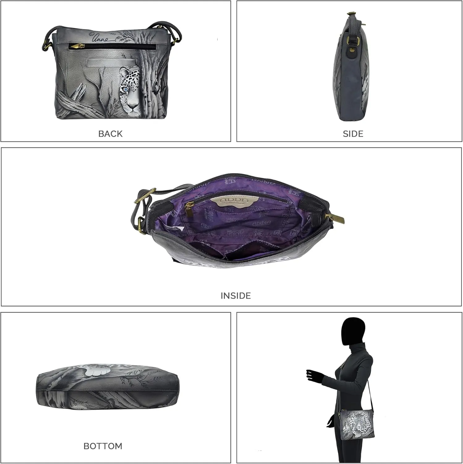 Anna by Anuschka Slim Medium Crossbody