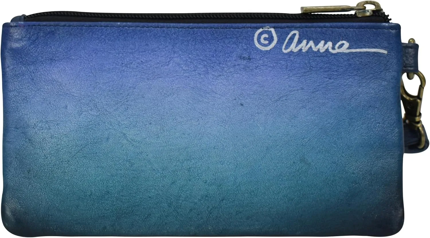 Anna by Anuschka Women's Hand-Painted Genuine Leather Flap Organizer Wallet