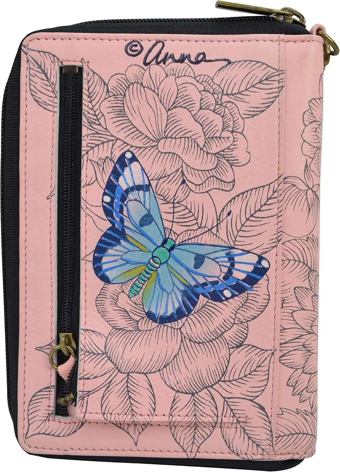 Anna by Anuschka Women's Leather Passport Organizer Wallet