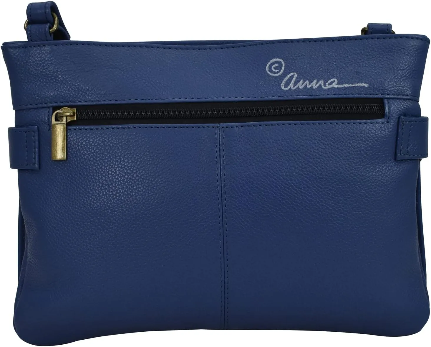 Anna by Anuschka Women's Original Hand-Painted Genuine Leather Medium Crossbody