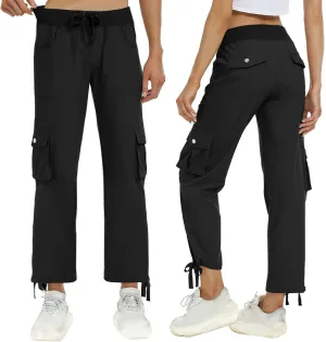 Baggy Cargo Pants Women High Waist Pants for Women Loose Wide Leg Trousers Y2k Streetwear with Pockets