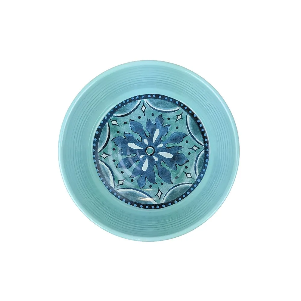 Barkley And Bella Fresco Dog/Cat Bowl  Small - Aqua