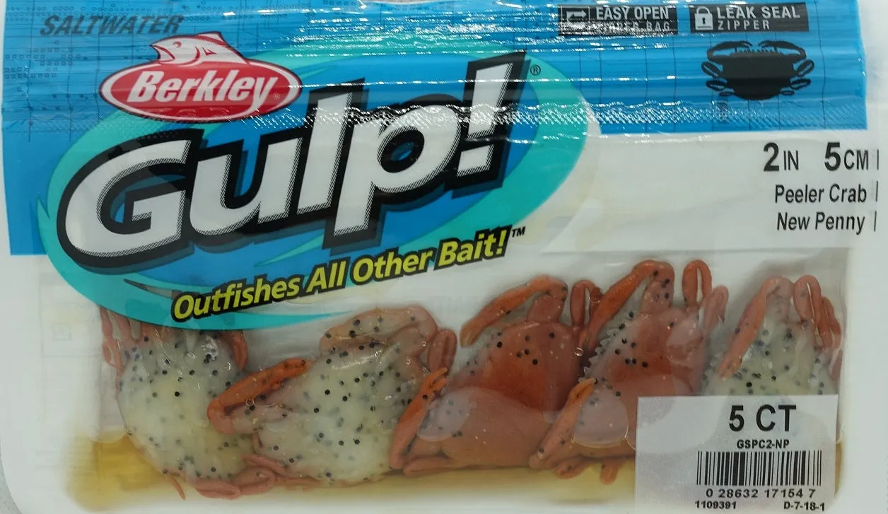 Berkley Gulp! New Penny Peeler Crab 2"