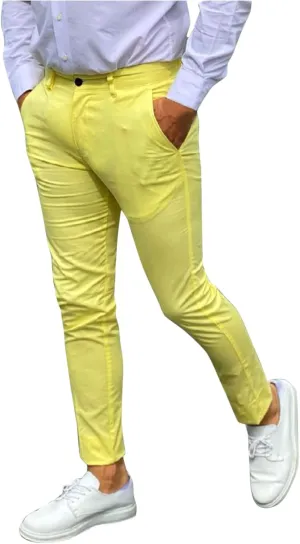 BIFUTON Dress Pants for Men, Mens Pants Slim Fit Solid Color Skinny Trousers Classic Dress Business Wedding Party Dress Pants