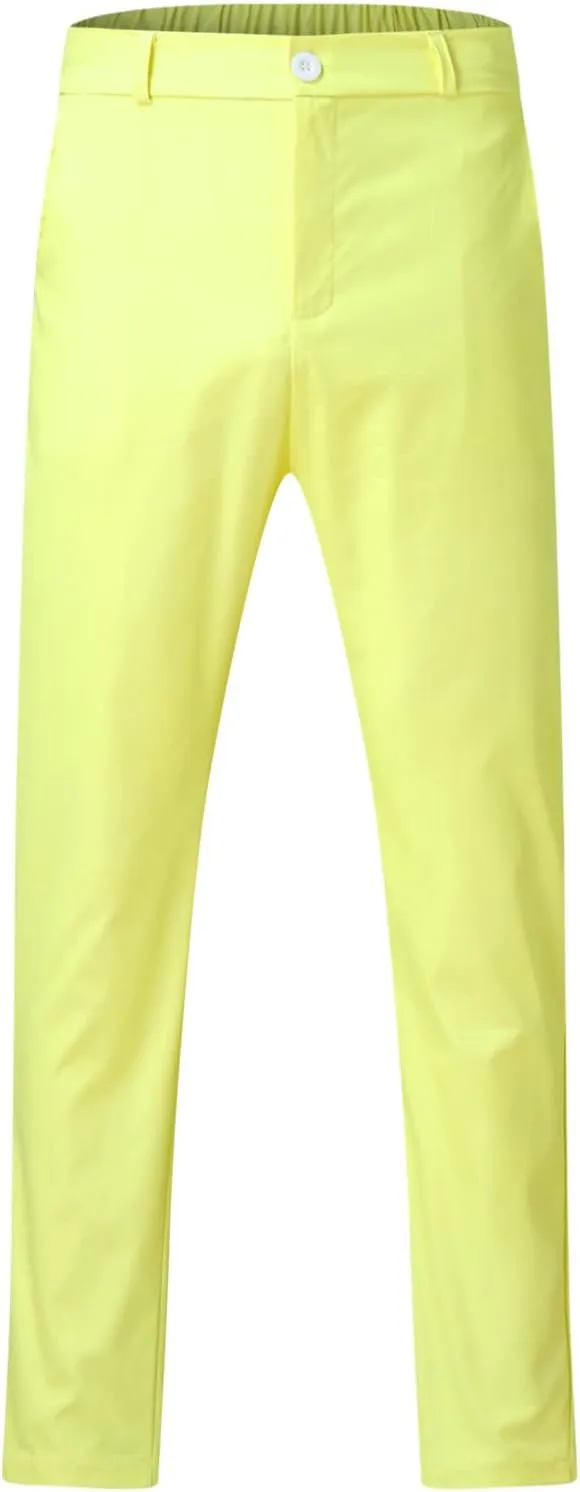 BIFUTON Dress Pants for Men, Mens Pants Slim Fit Solid Color Skinny Trousers Classic Dress Business Wedding Party Dress Pants