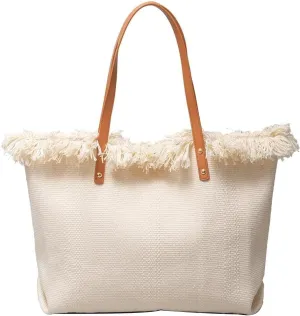 Bohemian Hobo Large Capacity Top Handle Tote for Women Cute Canvas Shoulder Summer Vibe Beach Casual Handbag