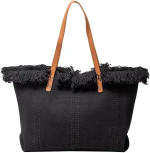 Bohemian Hobo Large Capacity Top Handle Tote for Women Cute Canvas Shoulder Summer Vibe Beach Casual Handbag