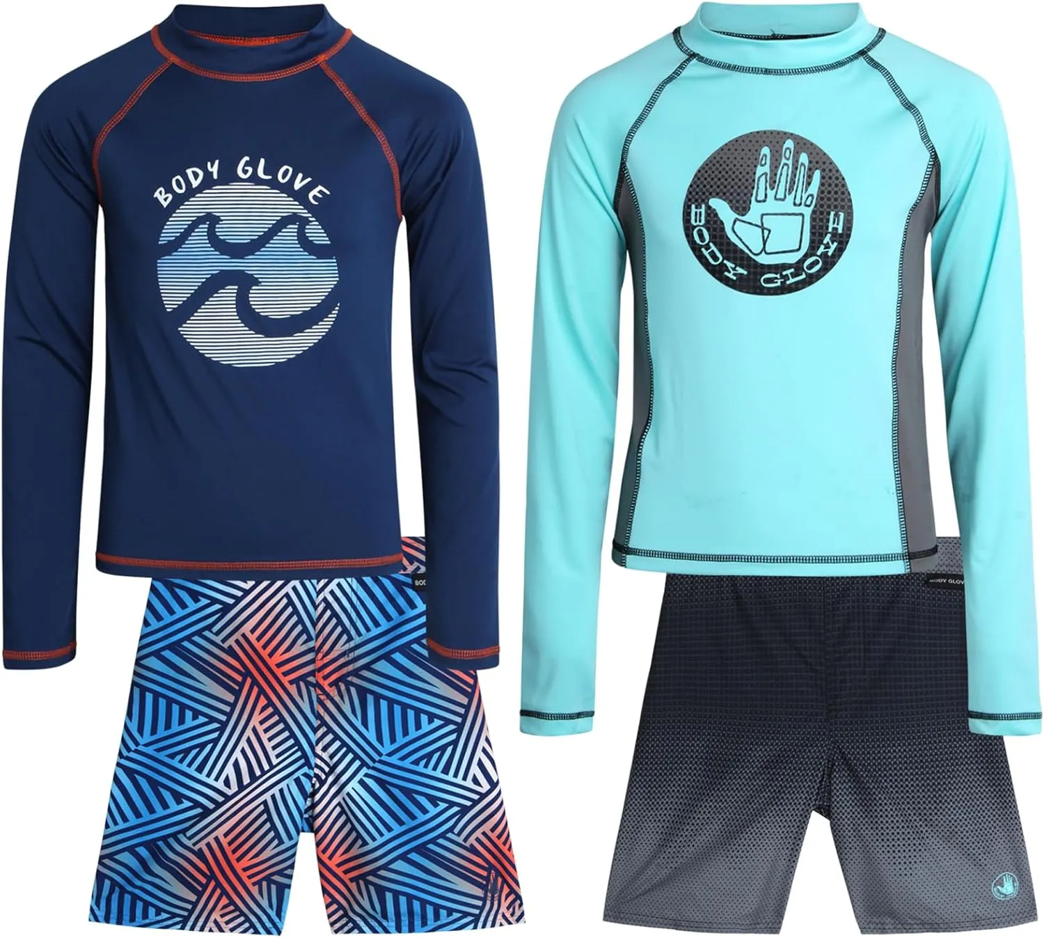 Boys' Swim Trunks - 3 Pack UPF 50  Quick Dry Board Shorts Bathing Suit -Swimwear for Boys (Size: 5-14)