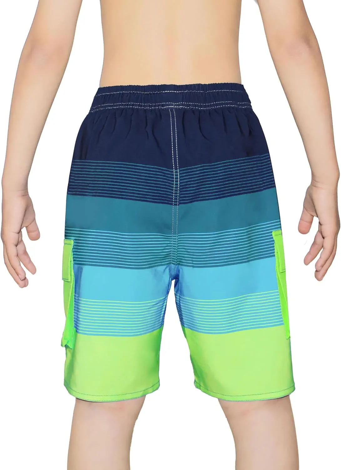 Boys Swim Trunks Compression Liner 9 Inch Board Shorts Quick Dry Bathing Suit with Boxer Brief Swimwear