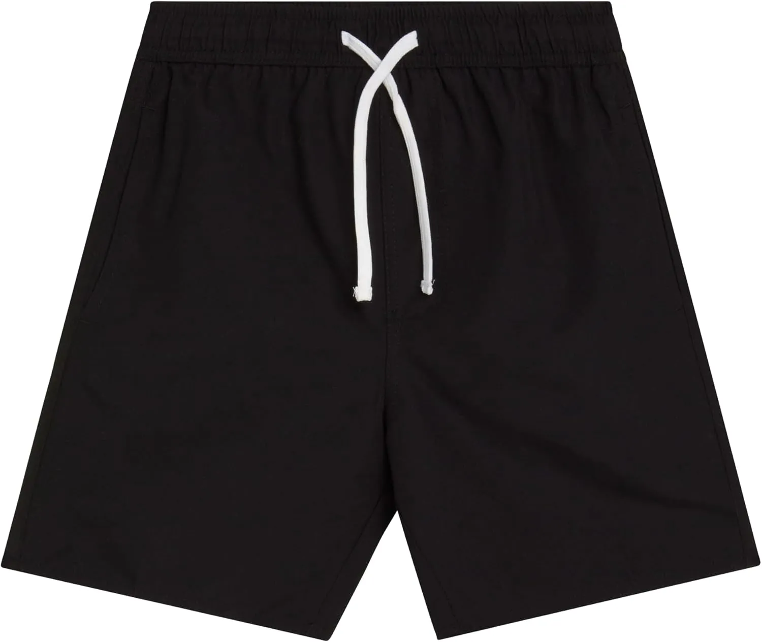 Boys Swim Trunks - Quick Dry Sun Protection Board Shorts with Breathable Mesh Lining and Drawstring Waist (Sizes: 8-18)