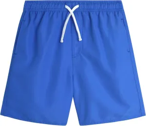 Boys Swim Trunks - Quick Dry Sun Protection Board Shorts with Breathable Mesh Lining and Drawstring Waist (Sizes: 8-18)