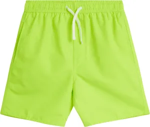 Boys Swim Trunks - Quick Dry Sun Protection Board Shorts with Breathable Mesh Lining and Drawstring Waist (Sizes: 8-18)