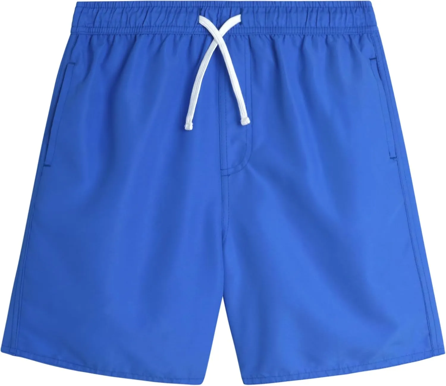 Boys Swim Trunks - Quick Dry Sun Protection Board Shorts with Breathable Mesh Lining and Drawstring Waist (Sizes: 8-18)