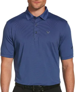 Callaway Men's Pro Spin Fine Line Short Sleeve Golf Polo, Stretch, Moisture-Wicking, Sun Protection (Available in Big & Tall)