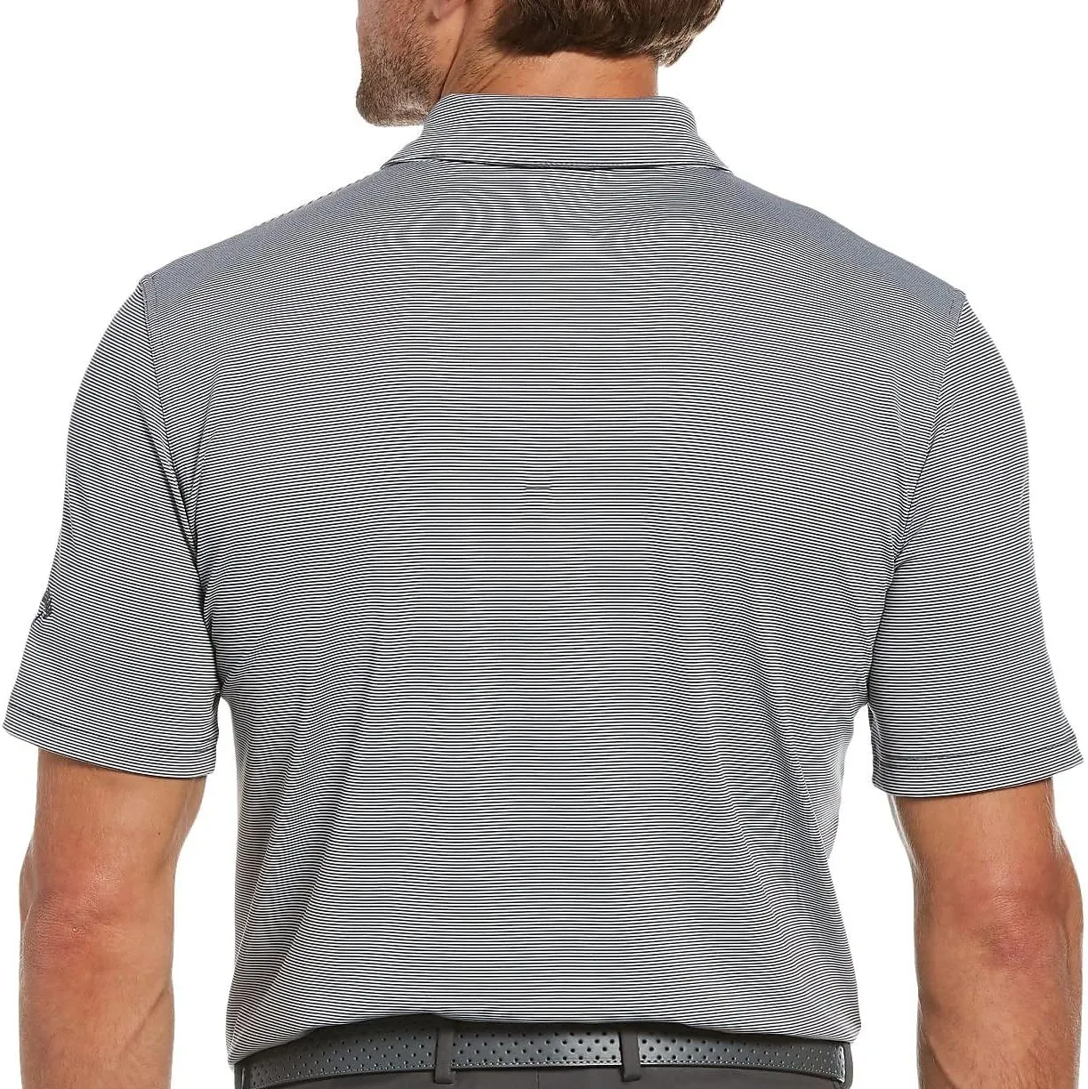 Callaway Men's Pro Spin Fine Line Short Sleeve Golf Polo, Stretch, Moisture-Wicking, Sun Protection (Available in Big & Tall)