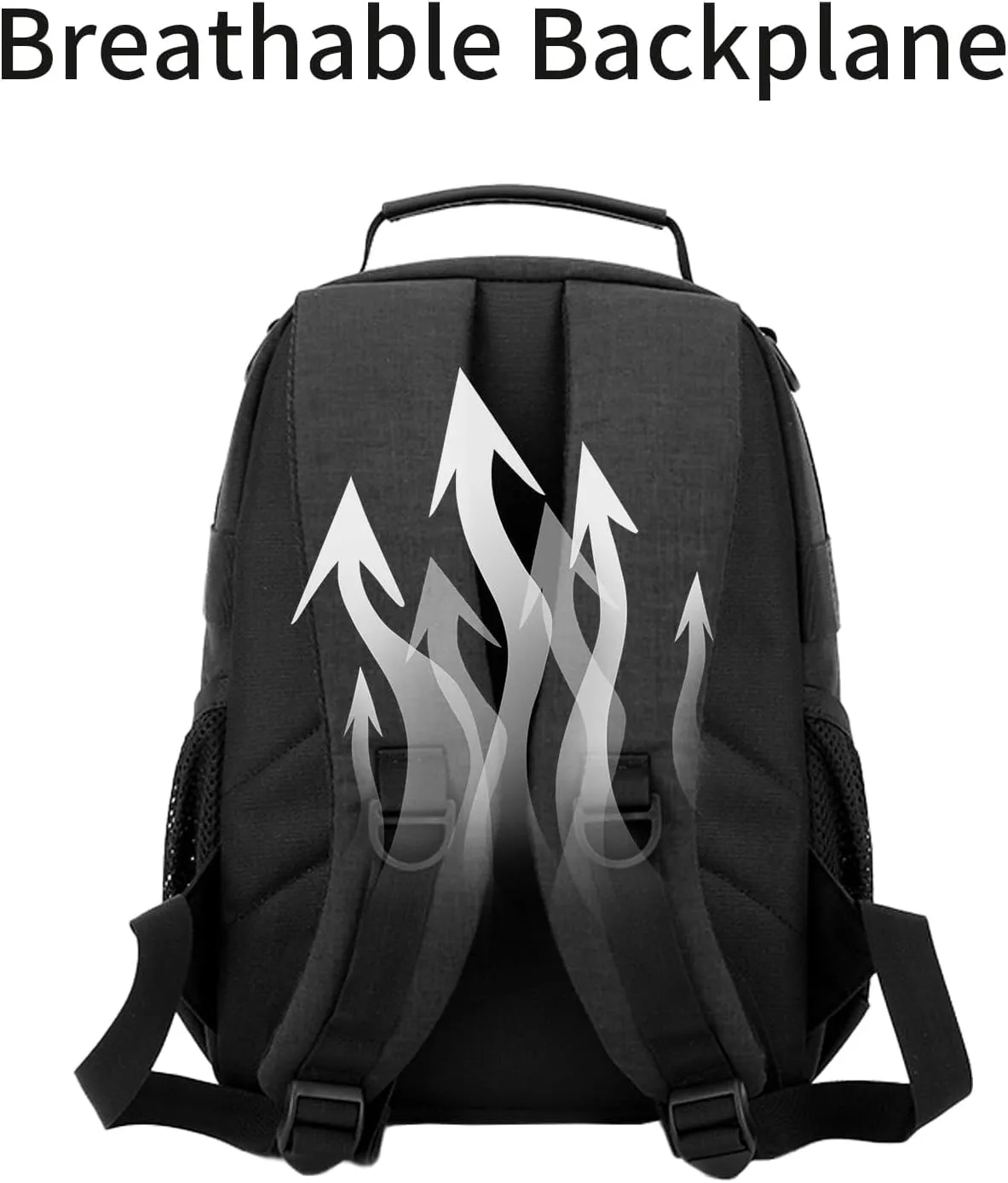 Camera Backpack for Photographers - Waterproof DSLR Bag with Tripod Holder & 17" Laptop Compartment, Anti-Theft Zippers & Adjustable Dividers (Black)