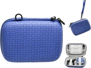 Carrying Case for Action Camera Compatible with Ourlife, Dragon Touch, Ourlife (Blue)