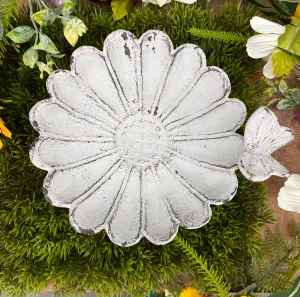 Cast Iron Bird Feeder w/ Butterfly