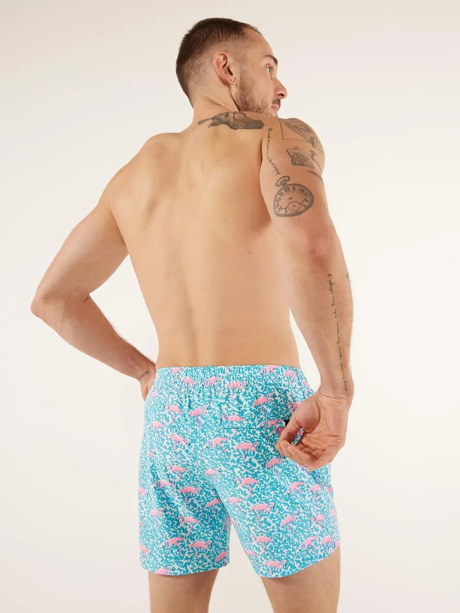 Chubbies Mens Swim Trunks  Mens Swim Shorts with 4-Way Stretch, 5.5 Beach Shorts with Elastic Waist, Drawstring,Mesh Lining