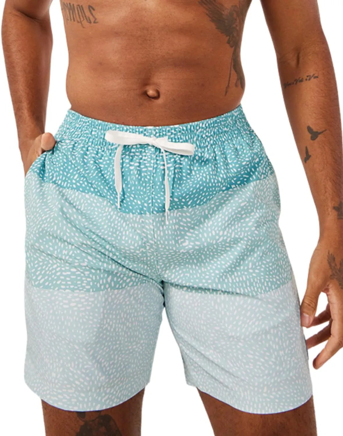 Chubbies Mens Swim Trunks  Mens Swim Shorts with 4-Way Stretch, 7 Beach Shorts with Elastic Waist, Mesh Lining, UPF 50 