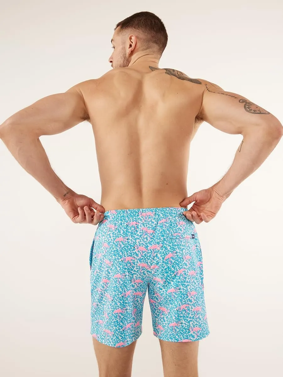Chubbies Mens Swim Trunks  Mens Swim Shorts with 4-Way Stretch, 7 Beach Shorts with Elastic Waist, Mesh Lining, UPF 50 