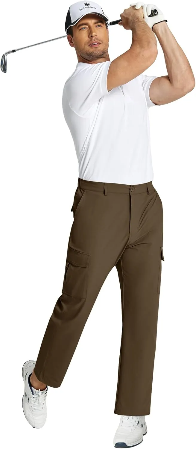 COOFANDY Men's Casual Pants Lightweight Hiking Cargo Pants Stretch Outdoor Work Pant with Multi Pockets