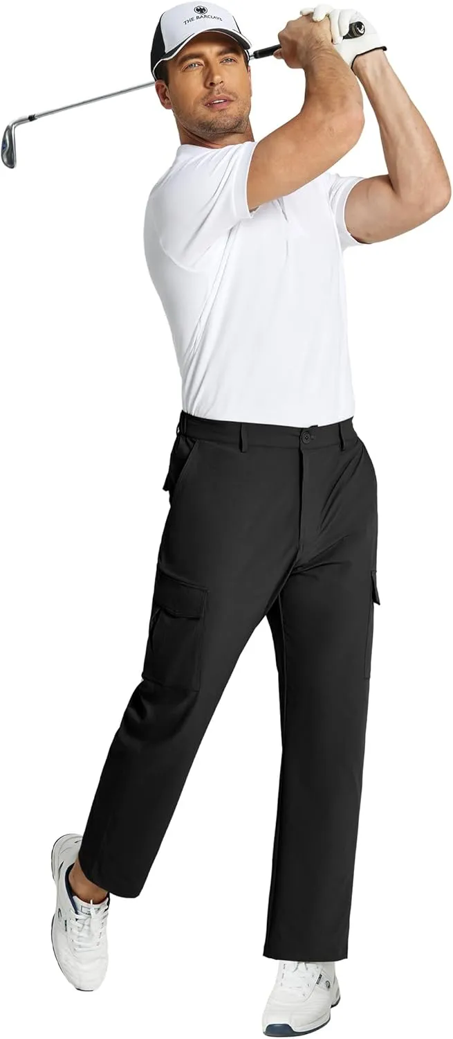 COOFANDY Men's Casual Pants Lightweight Hiking Cargo Pants Stretch Outdoor Work Pant with Multi Pockets