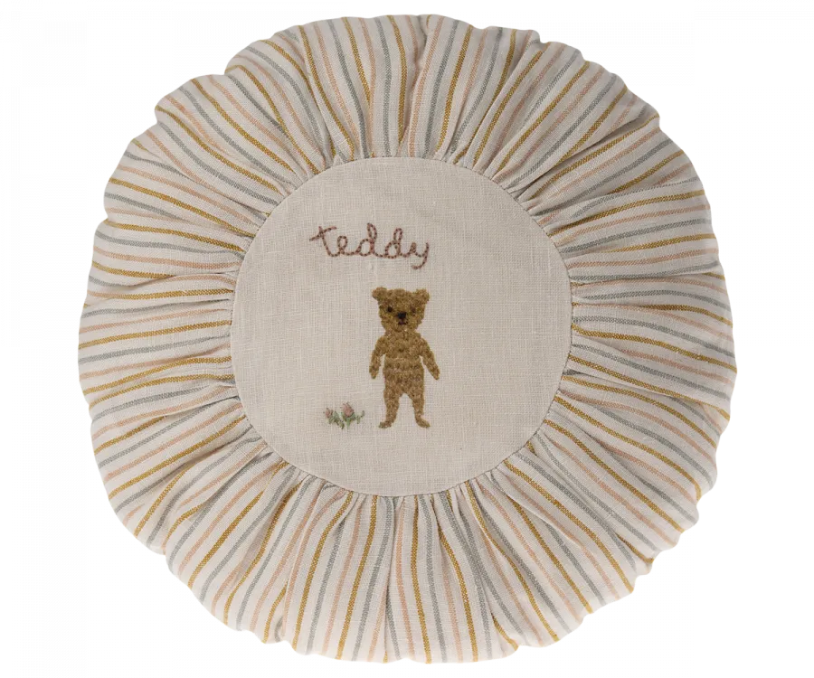 Cushion, Small - Striped Teddy