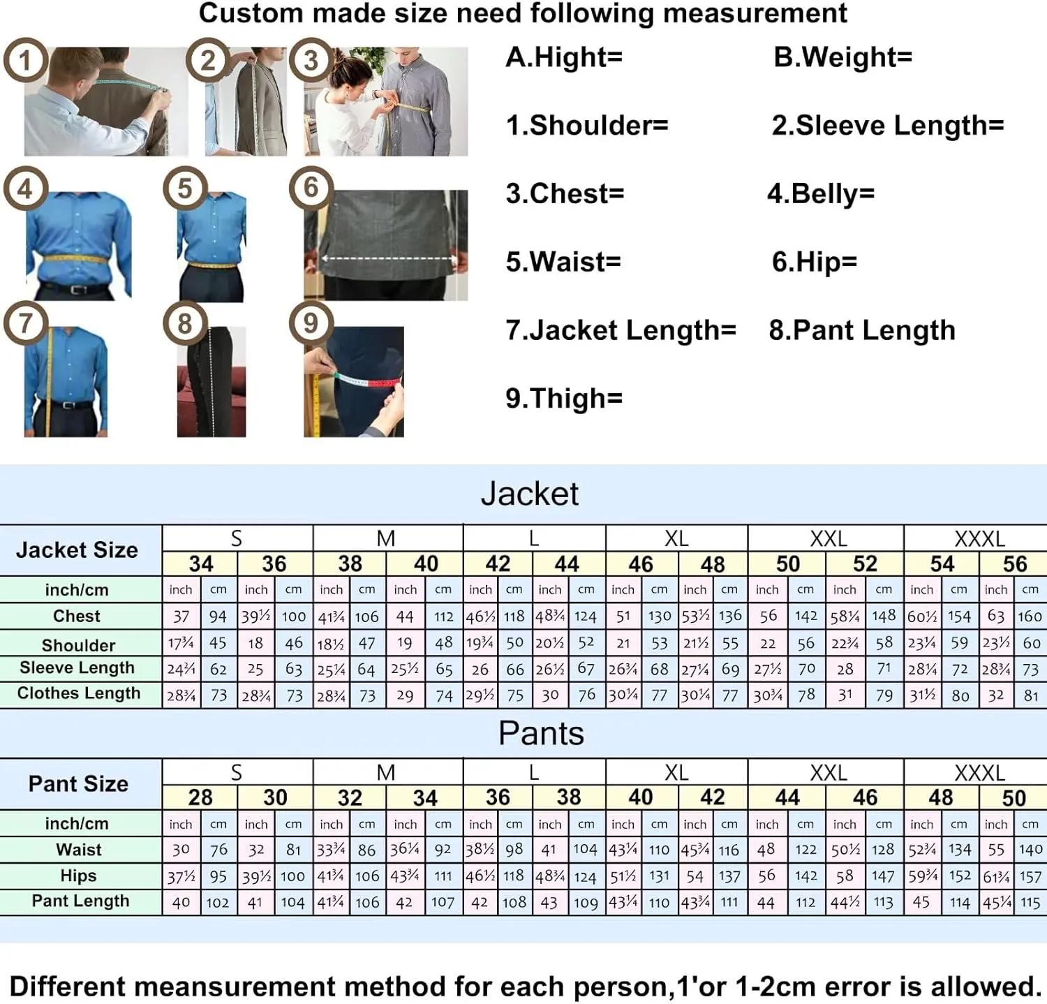 Denim Suits for Men 2 Piece Double Breasted Peak Lapel Blazer Pants Visible Thread Sewing Tuxedos for Wedding