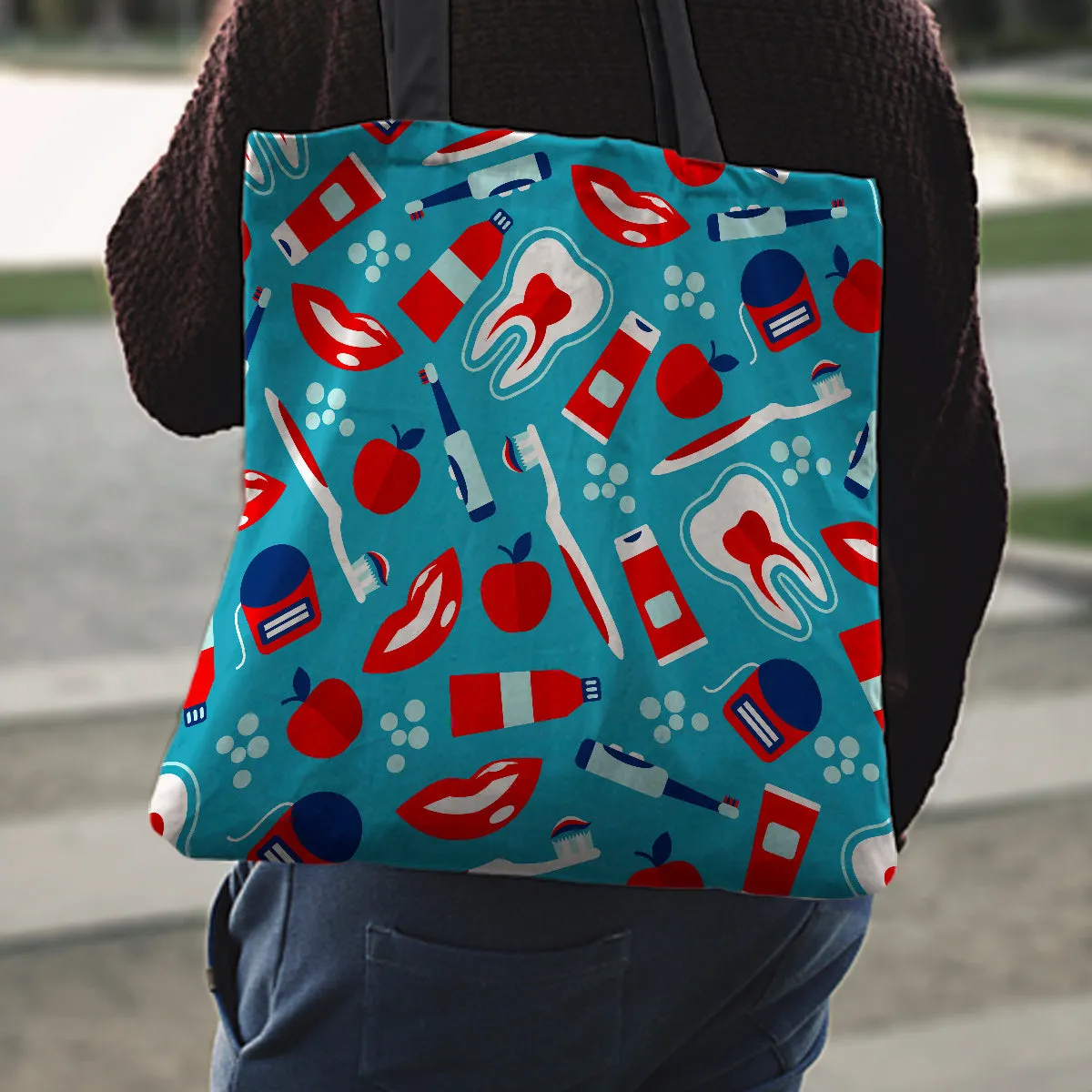 Dental Pattern Tote Bag