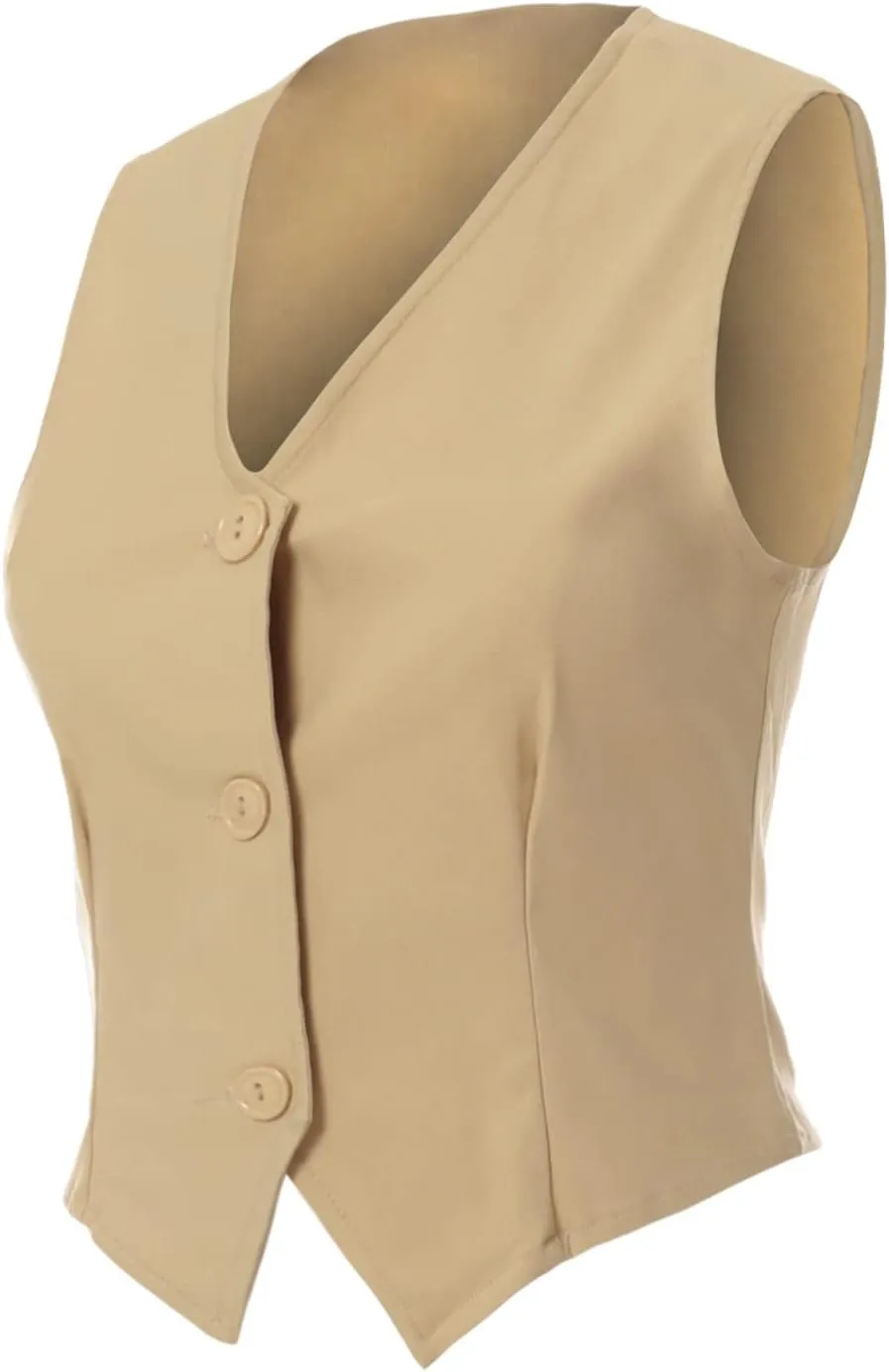 Design by Olivia Women's Business Casual Suit Vest Sleeveless Fashion Dressy Crop Vest waistcoat