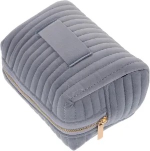 Didiseaon Makeup Organizer Bag Travel Toiletry Carrier Large Capacity Lady Makeup Storage Zipper Pouch Plush Velvet
