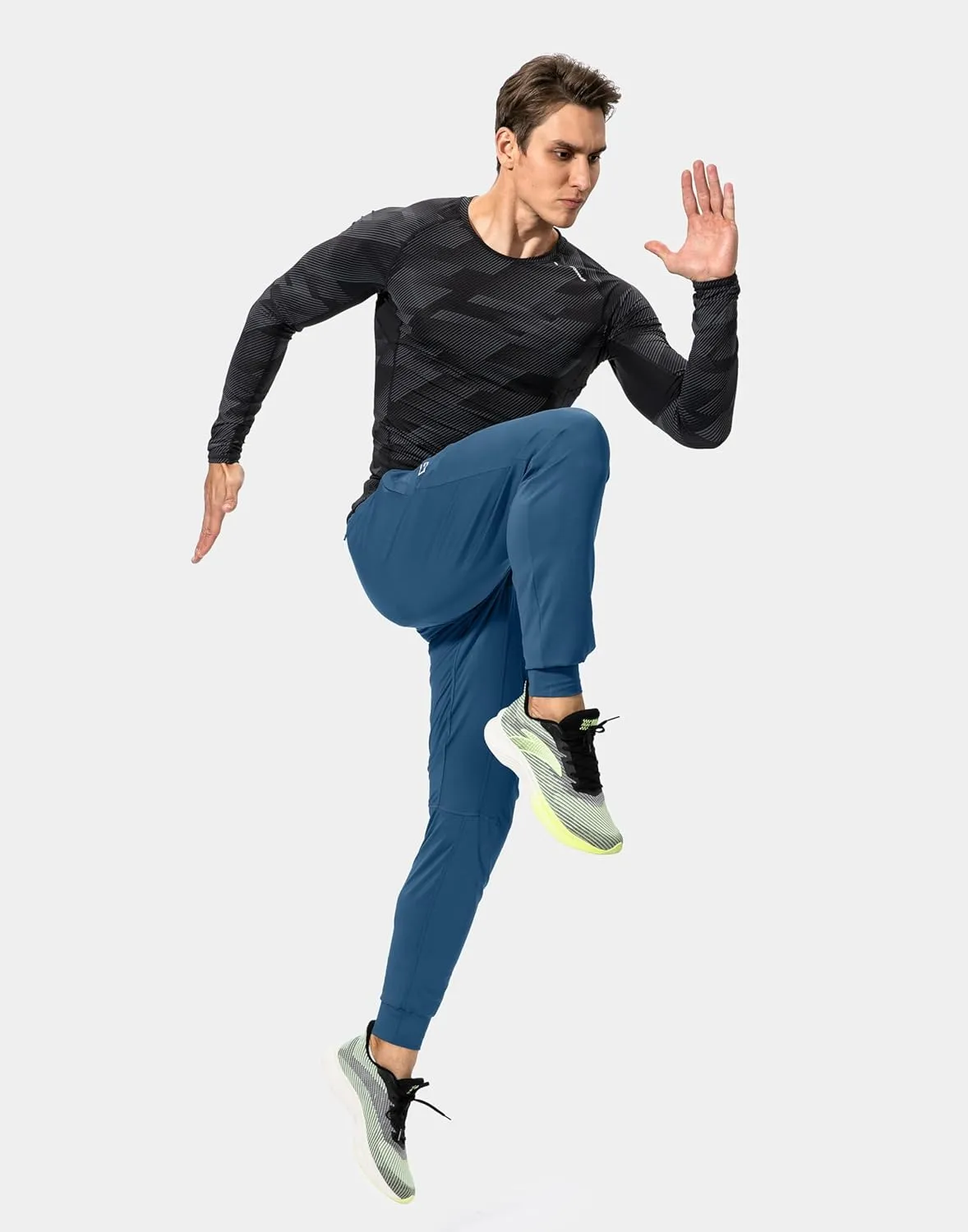G Gradual Men's Sweatpants with Zipper Pockets Athletic Pants Traning Track Pants Joggers for Men Soccer, Running, Workout