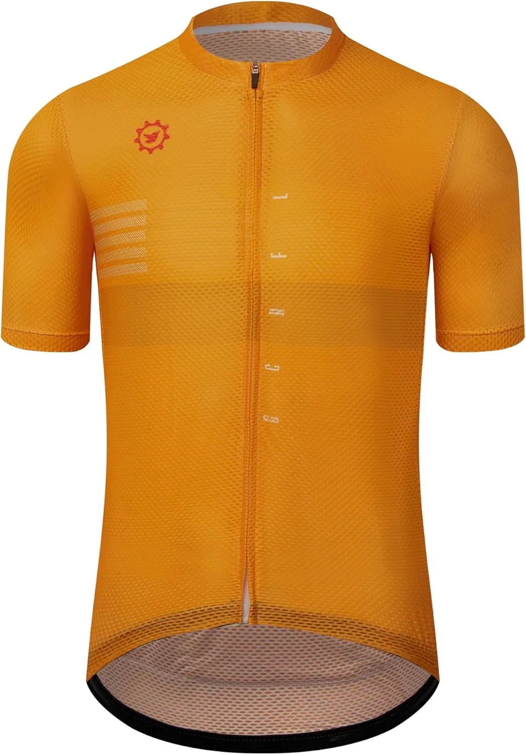 GCRFL Men's Cycling Jersey with 3 1 Zipper Pockets Short Sleeves Biking Bike Jersey Cycling Shirt Breathable Mesh Fabric