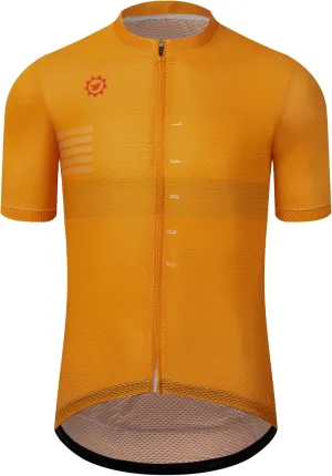 GCRFL Men's Cycling Jersey with 3 1 Zipper Pockets Short Sleeves Biking Bike Jersey Cycling Shirt Breathable Mesh Fabric