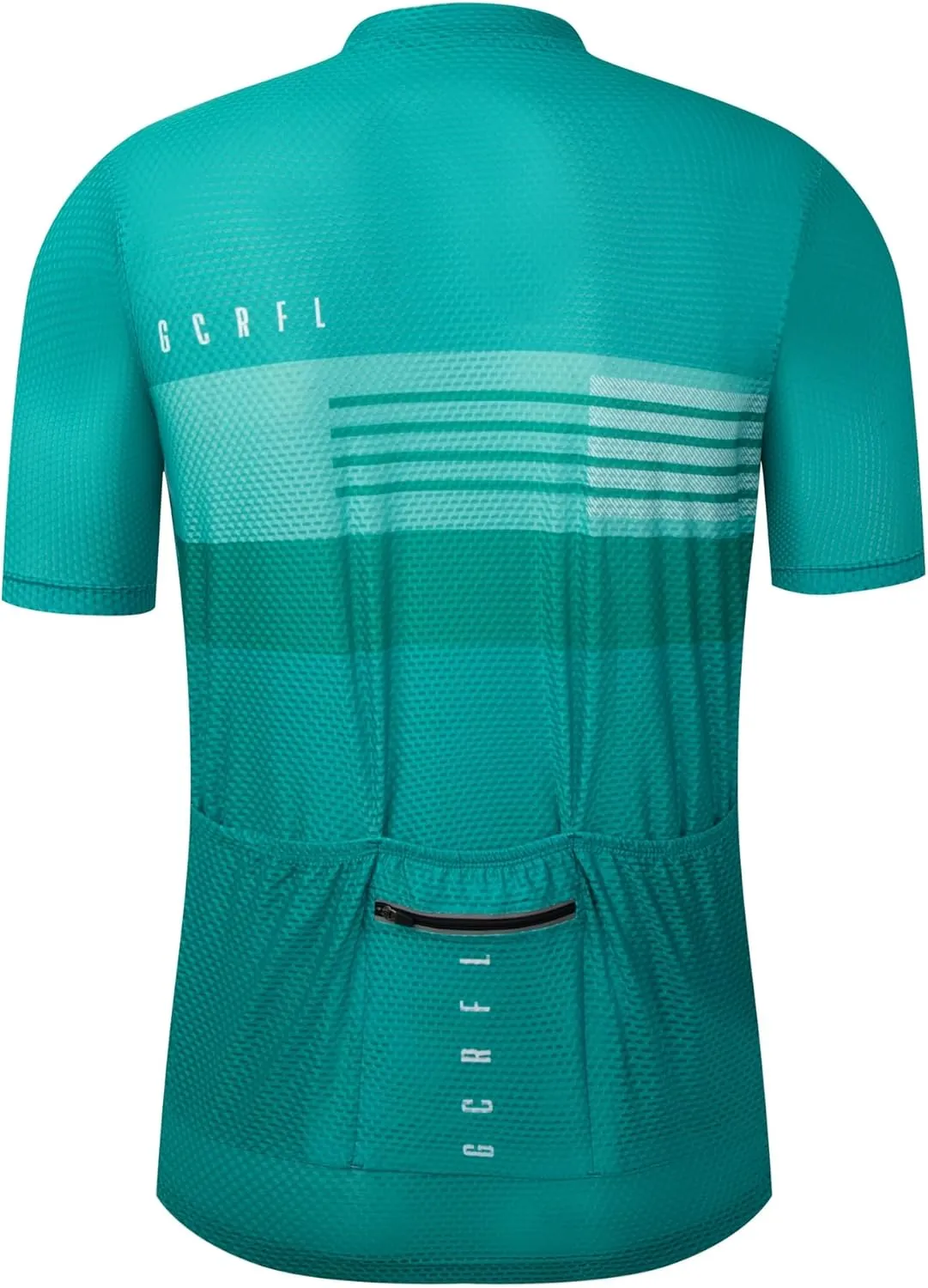 GCRFL Men's Cycling Jersey with 3 1 Zipper Pockets Short Sleeves Biking Bike Jersey Cycling Shirt Breathable Mesh Fabric