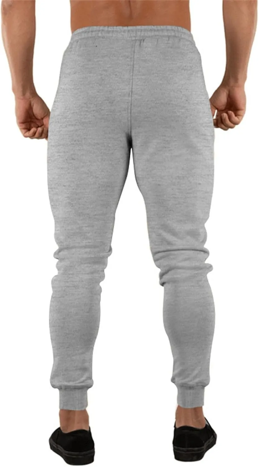 GIERIDUC Mens Heavyweight Fleece Sweatpants Tactical Pants for Men Black Corduroy Pants Mens Skinny Sweatpants