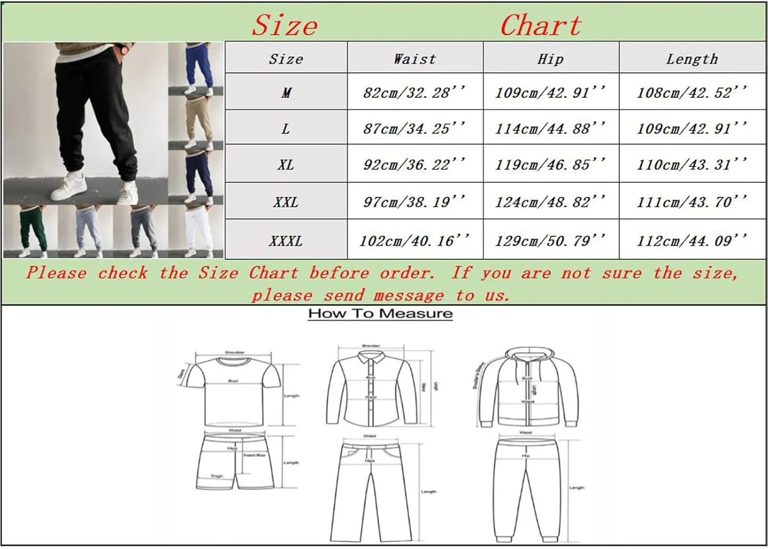 GIERIDUC Mens Sweatpants with Pockets Mens Size Medium Athletic Pants Performance Rider Long Pant Extra Long Slacks for Men