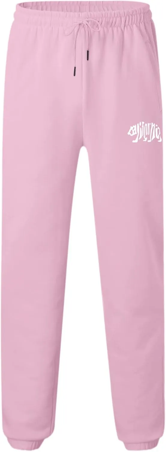 GIERIDUC Mens Sweatpants with Pockets Mens Size Medium Athletic Pants Performance Rider Long Pant Extra Long Slacks for Men