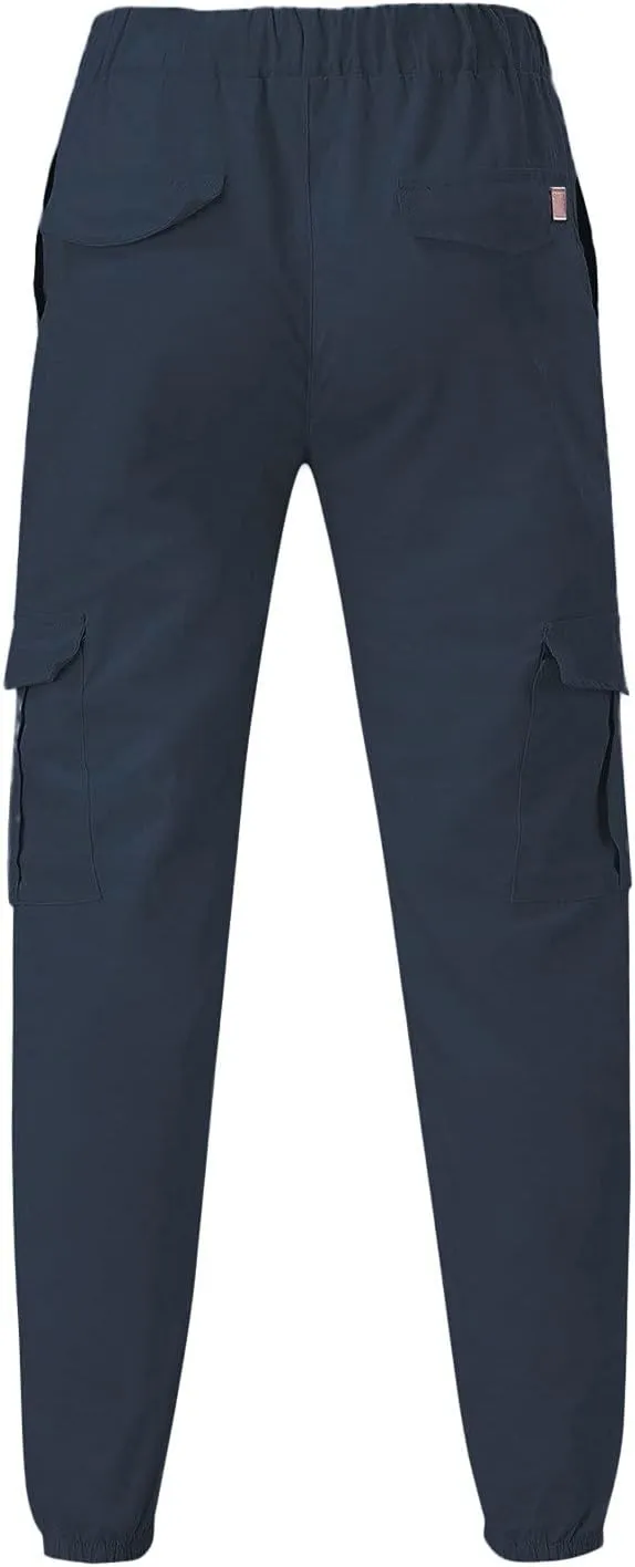 GIERIDUC Straight Leg Cargo Pants for Mens Gymnastics Equipment for Men Workout Clothes for Men Gym Men's Cotton Sweatpants