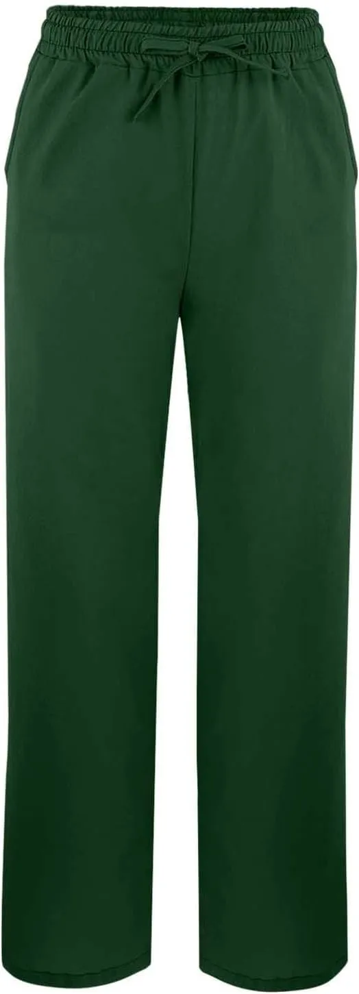 GOKKILRW Womens Linen Pants with Pockets High Waist Comfy Hippie Gauze Pants Casual Lightweight Loose Beach Vacation Trousers